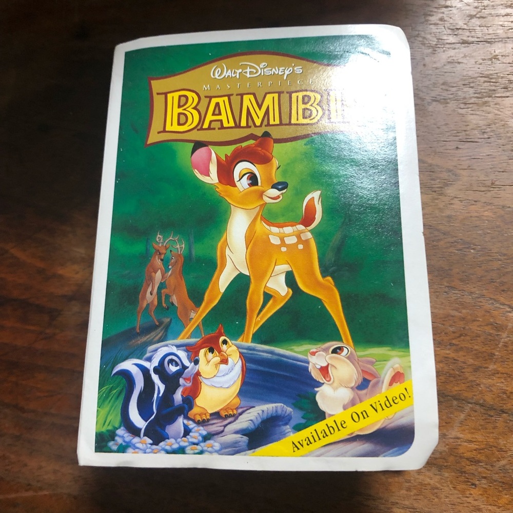 Vintage Disney Bambi Video toy